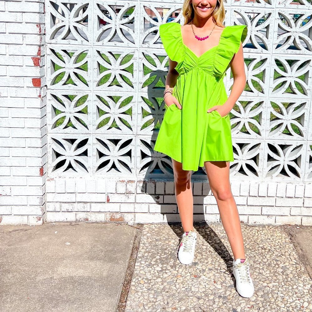 A Twist of Lime Dress - Picture 3 of 8